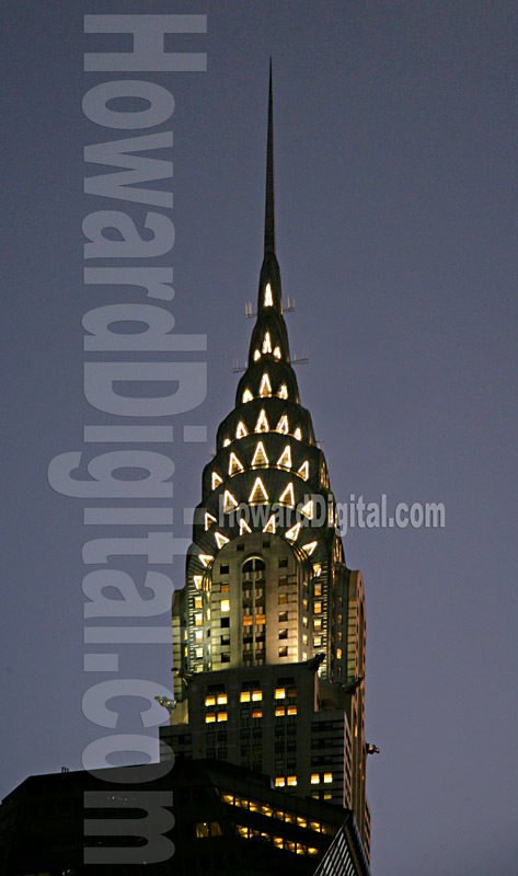 The Chrysler Building Lights