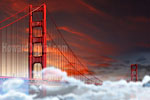 Golden Gate Bridge Dusk Fog