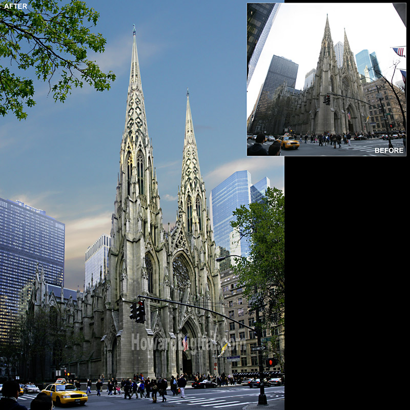 Photo Retouch - St Patrick's Cathedral Church