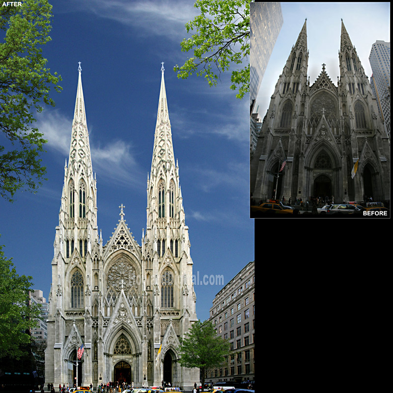 Photo Retouches - St Patrick's Cathedral Church