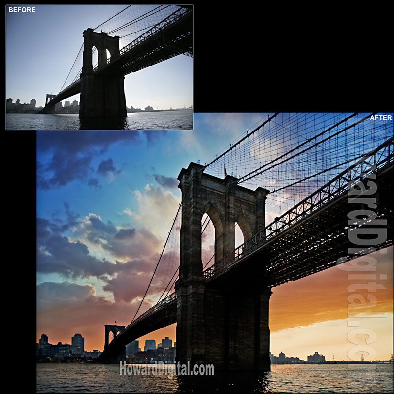 Photo Retouched - Brooklyn Bridge