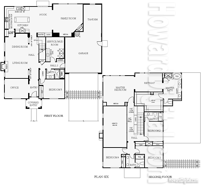 Home Renderings Net-Finity - Centex Floor Plan 3 home series