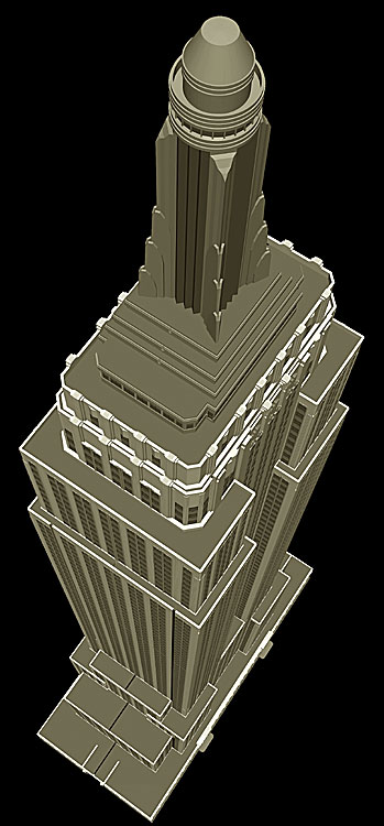 Empire State Building 3d model image